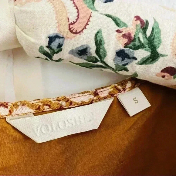 New Voloshin Dress 100% Linen Dress - Picture 8 of 13